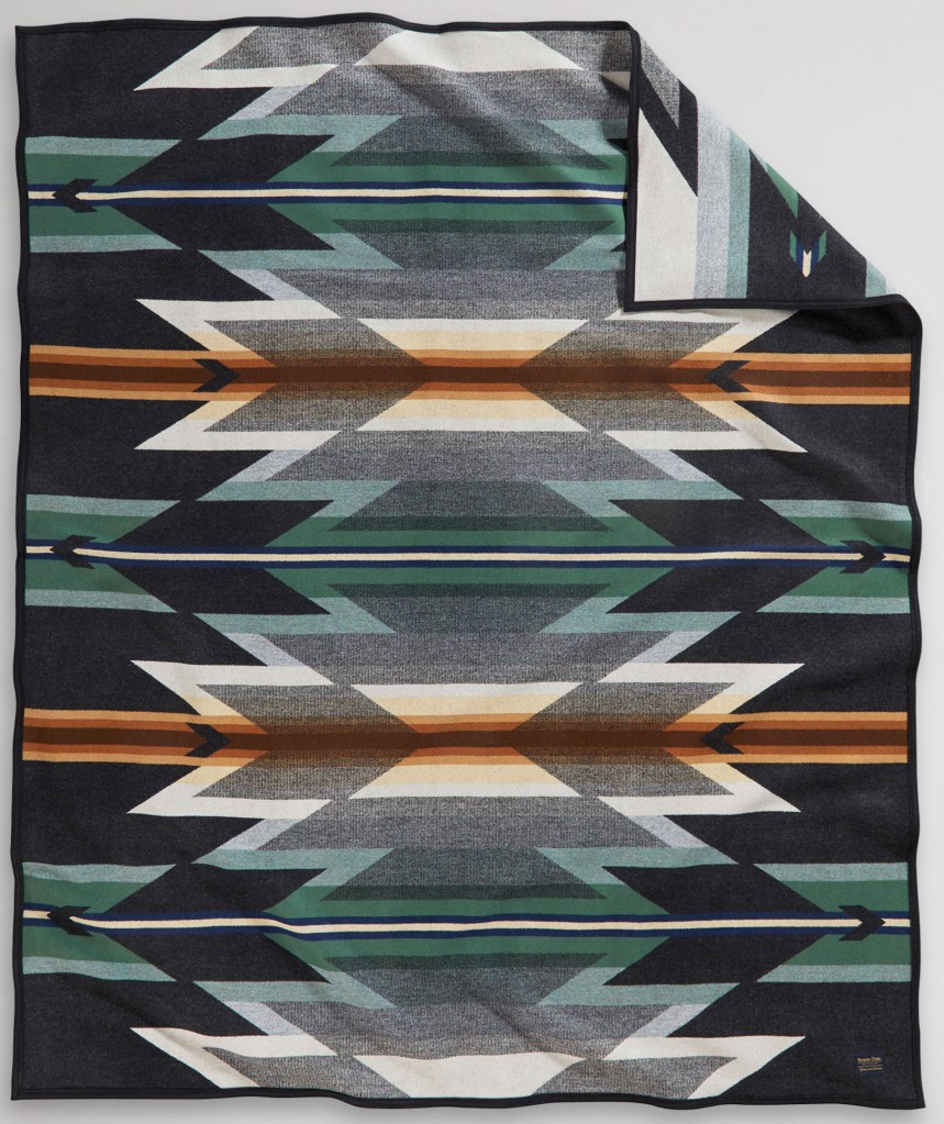 The Wyeth Trail blanket by Pendleton.